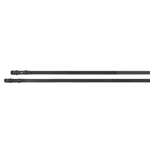 Passier Rubber Lined Leather Reins with Stops & Hooks