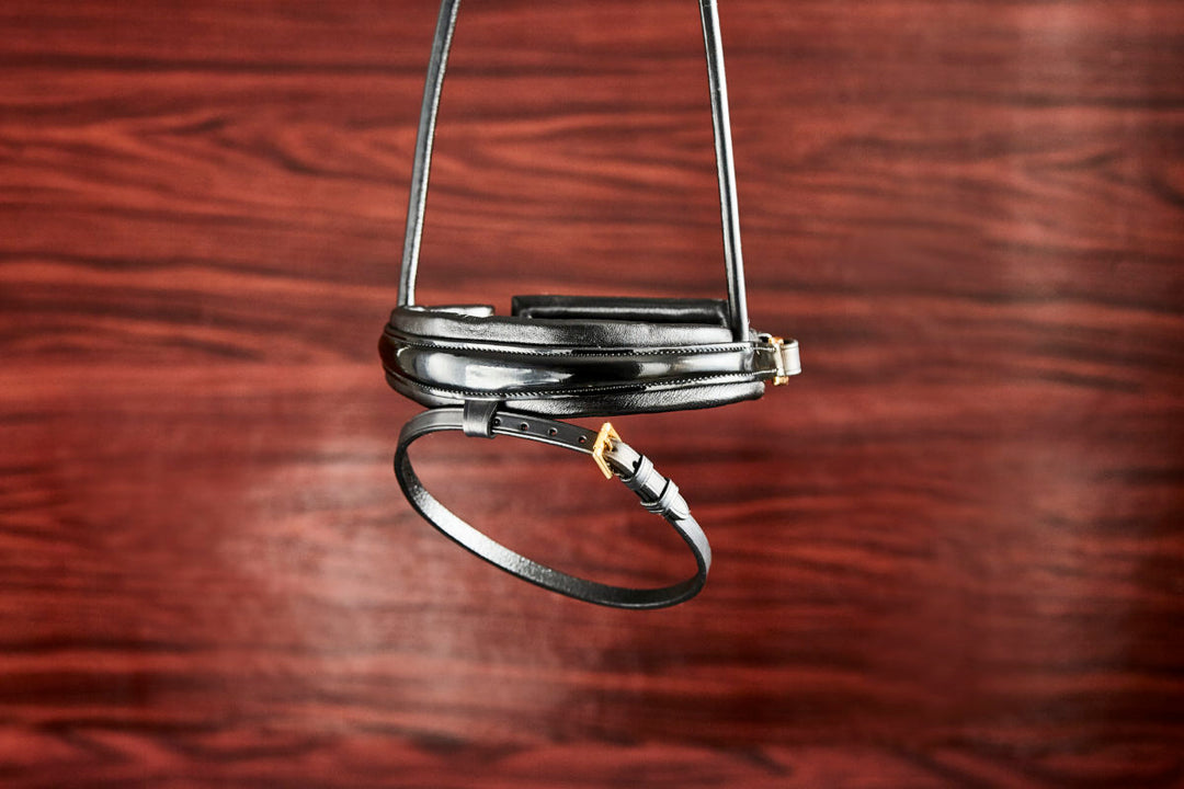 Finesse Cassidy Snaffle Bridle - Rolled Leather