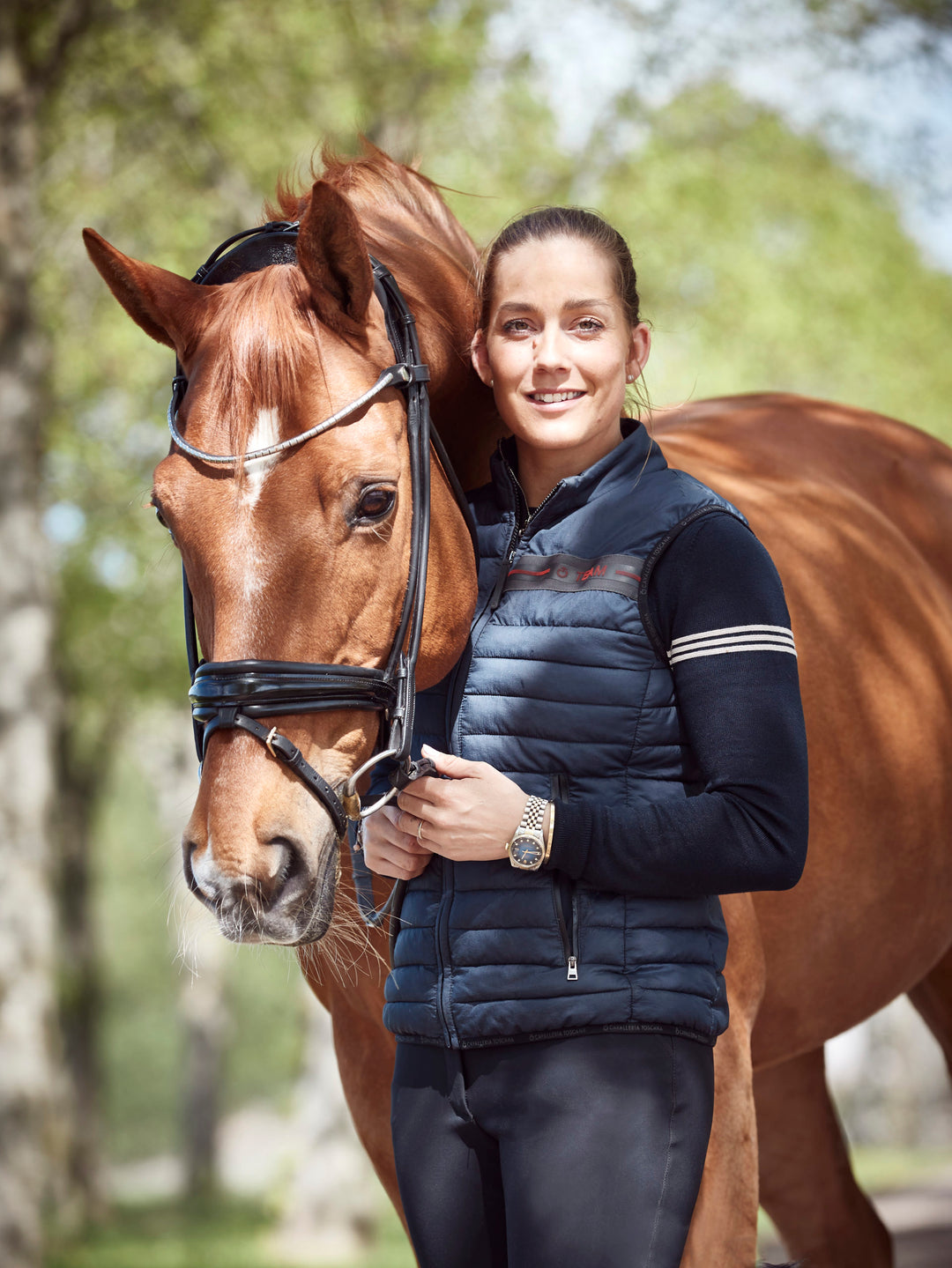 Finesse Cassidy Snaffle Bridle - Rolled Leather