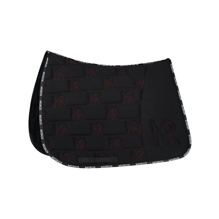 Iconic Dressage Saddle Pad - Black/Red