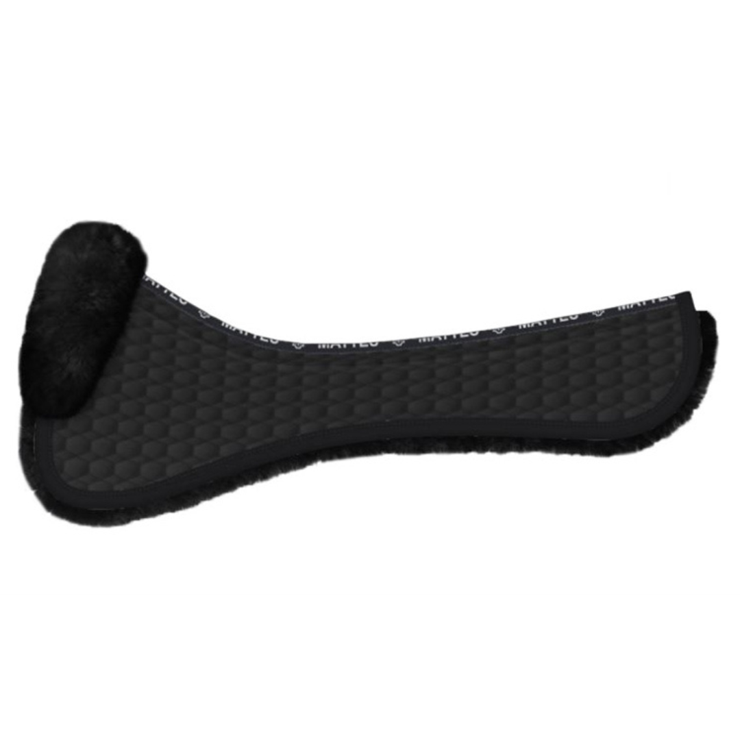 Mattes Correction Dressage Half-Pad | 2-Pocket | Semi-Lined & Front Trim | Black